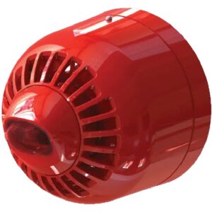 Sirena Óptico - Acústica Analógica roja para Interior con Flash / Aritech ASW2366 - Imagen 1