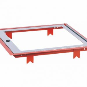 Marco Pintado Ral 3000 Puerta en Acero Inox para Columna seca Eaci M40PI