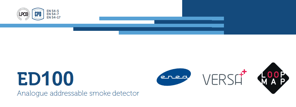 Detector Óptico Analógico Color Negro - Inim ED100N – Zekuritt
