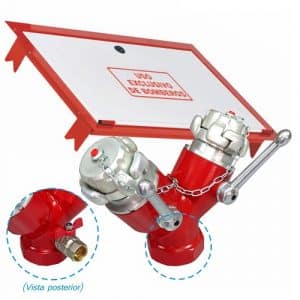 Marco Empotramiento Columna Seca Puerta Ciega RAL9010 EACI M41PP - Imagen 3