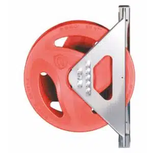 Eaci DEVPI380 Devanadera en Termoplástico ø 380 mm con Soporte Mural en Acero Inoxidable
