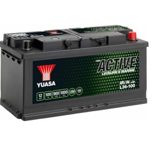 Yuasa L36-100 Batería Batería para caravana, náutica y jardinería (12V-100AH-900A)