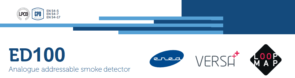 ED100N Detector Óptico Analógico Color Negro Inim – Zekuritt