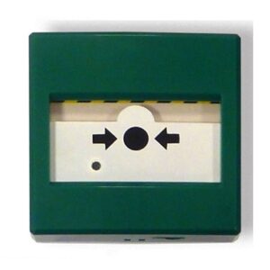 IC0020G Pulsador ajustable manual convencional, Verde. Inim - Imagen 1