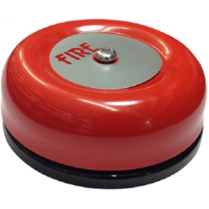 Panasonic 521601FULL-1601 / Campana Motorizada Convencional Roja. CFB6D24V de 6”. 24Vdc. 95dB - Imagen 1