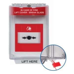 ZETTLER STI-13110FR / Universal stopper de superficie, sin sirena, para aplicaciones de interior o exterior