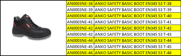 Bota ANKO calzado de seguridad Action S3 Zekuritt