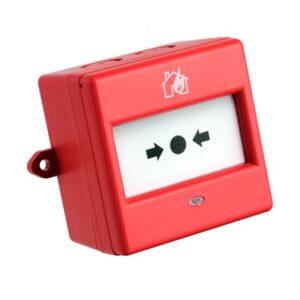 AE/V-PSIP Pulsador de Alarma Convencional uso Exterior IP65 Aguilera Electrónica