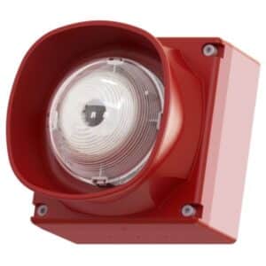 AE/SA-ASF23WP Sirena Algorítmica con Foco y Aislador IP66 Aguilera Electrónica