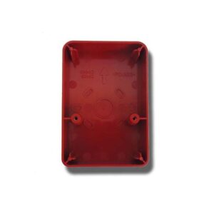 ZETTLER S-BOXR / Caja trasera de superficie poco profunda roja