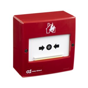 PAE-550-A Pulsador de alarma analógico sin aislador rearmable Aguilera Electrónica - Imagen 1